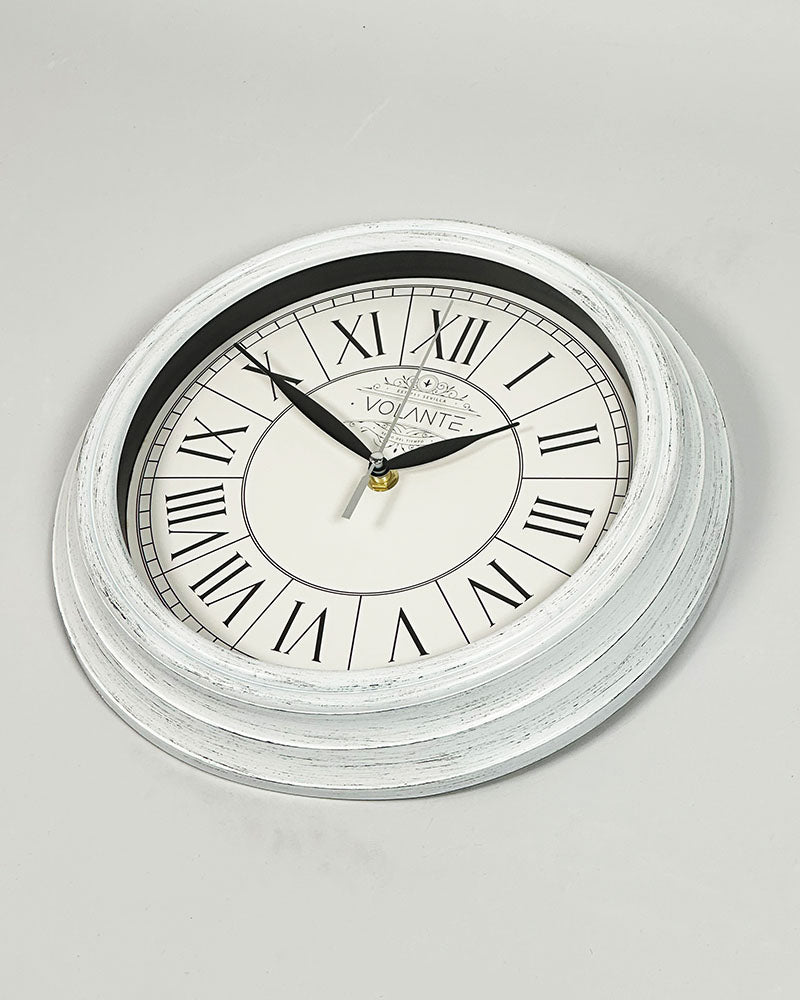 VOLANTE CLASSIC-BS Series Vintage Wall Clocks 30 cm Ø Real Glass 