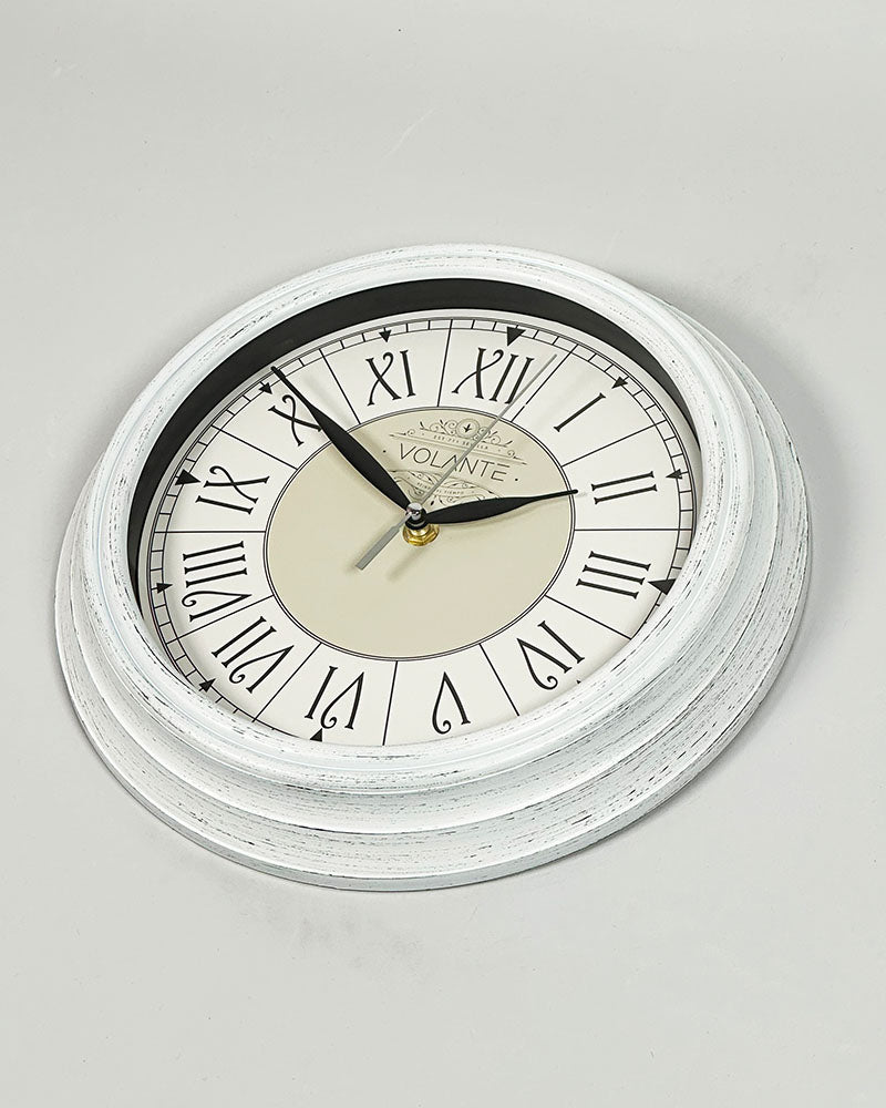 VOLANTE CLASSIC-BS Series Vintage Wall Clocks 30 cm Ø Real Glass