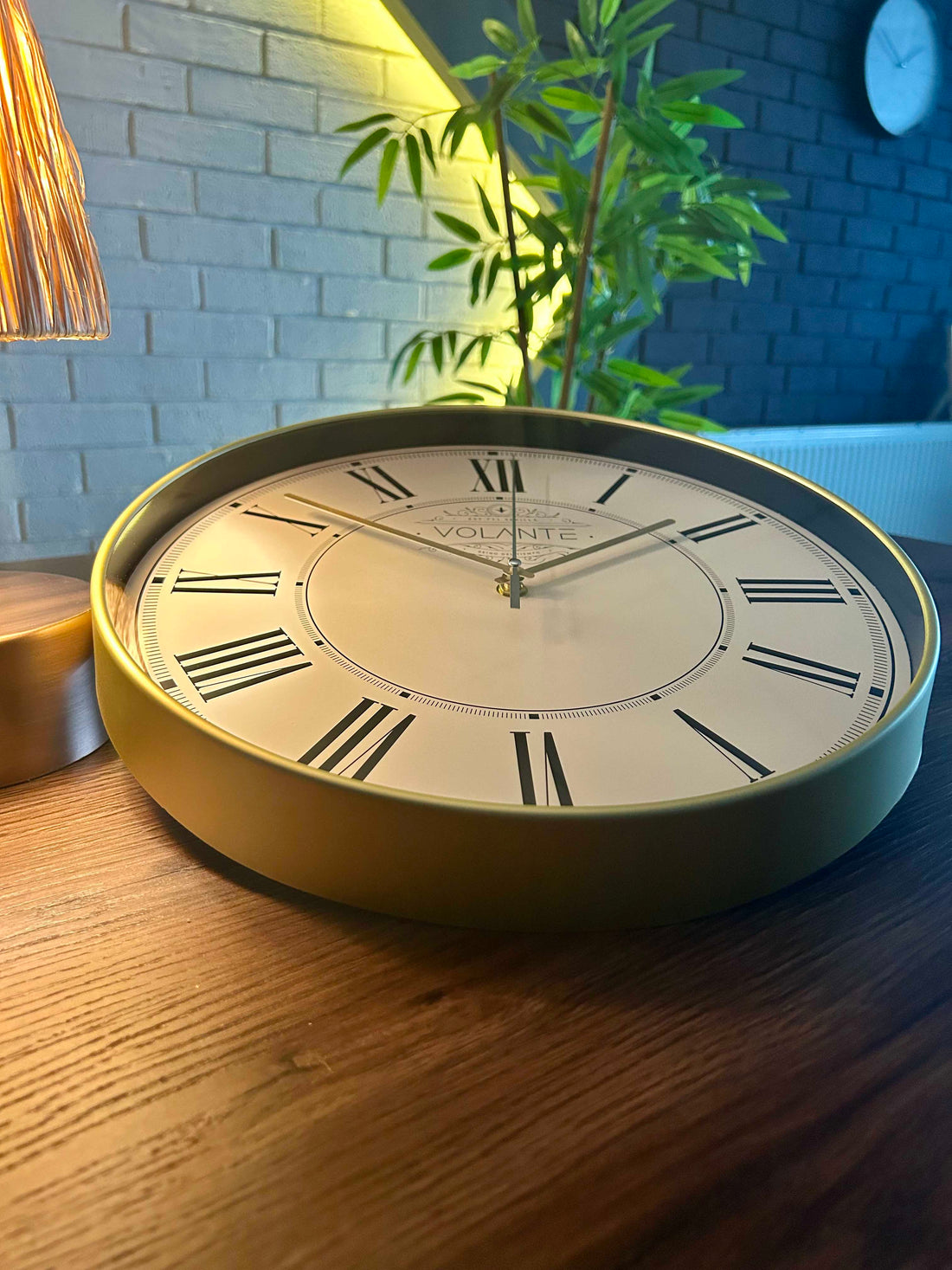 VOLANTE CLASSIC Series Modern Wall Clocks 35 cm Ø Real Glass 