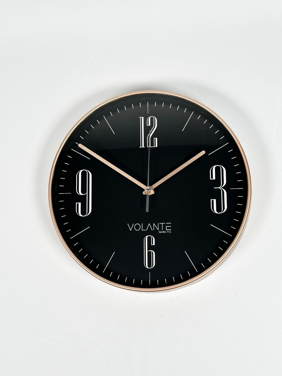 VOLANTE INFINITY Series Modern Wall Clocks 30 cm Ø Real Glass 