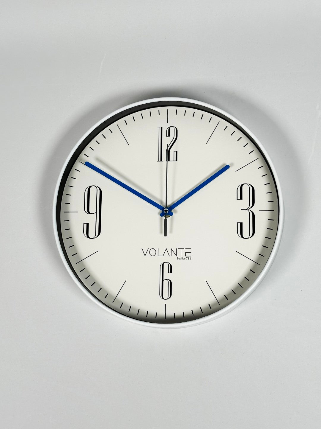 VOLANTE MAJESTIC Series Modern Wall Clocks 30 cm Ø Real Glass 