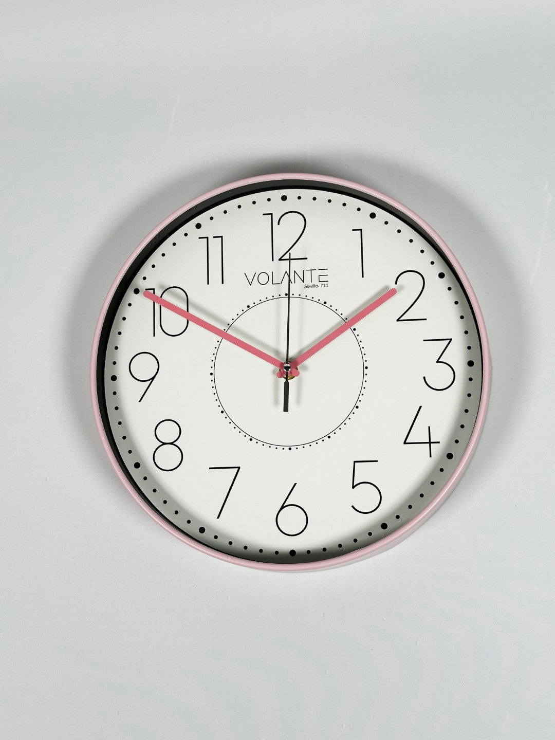 VOLANTE QUEENLY Series Modern Wall Clocks 30 cm Ø Real Glass 