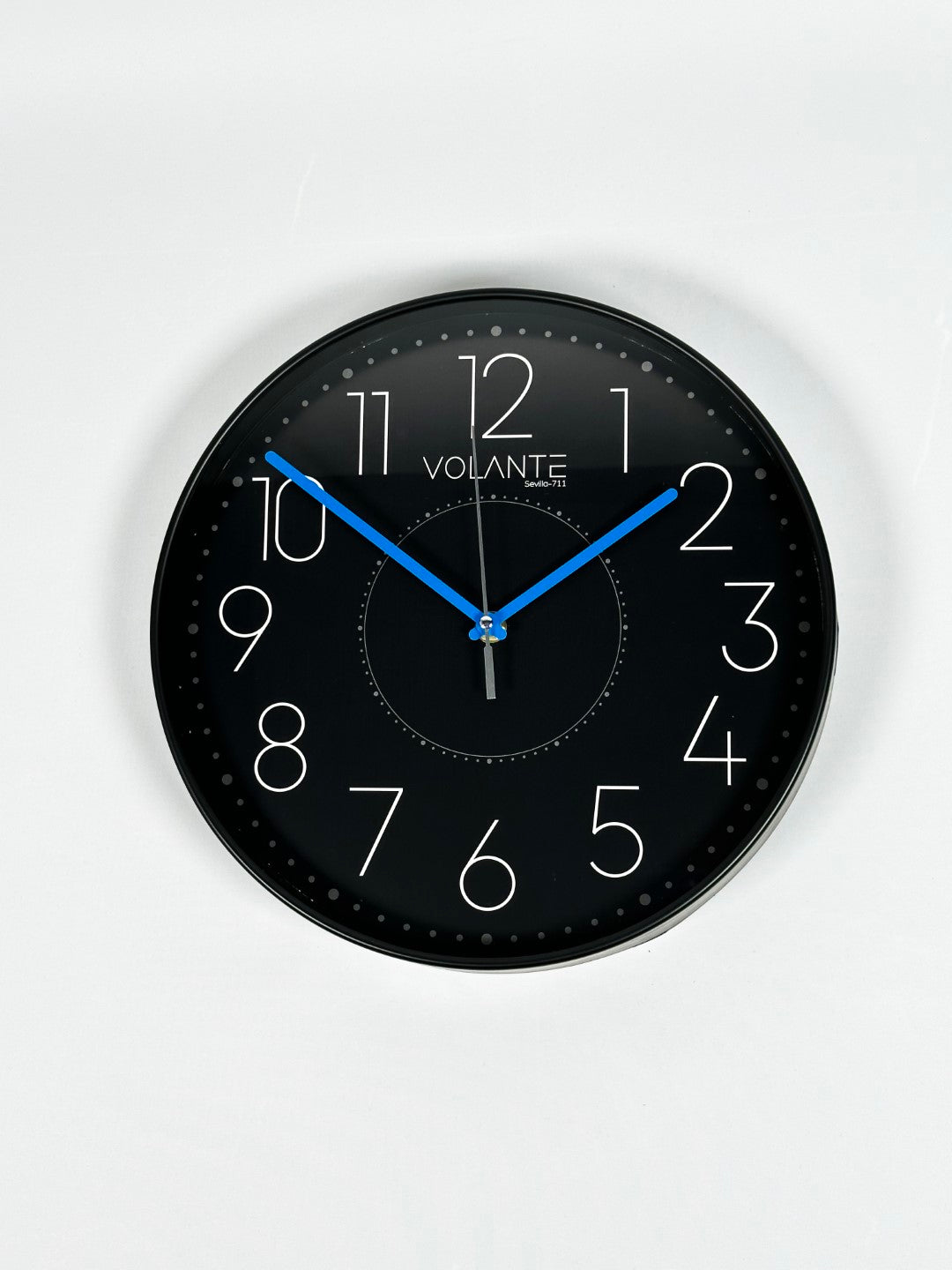 VOLANTE CHIC Series Modern Wall Clocks 30 cm Ø Real Glass 