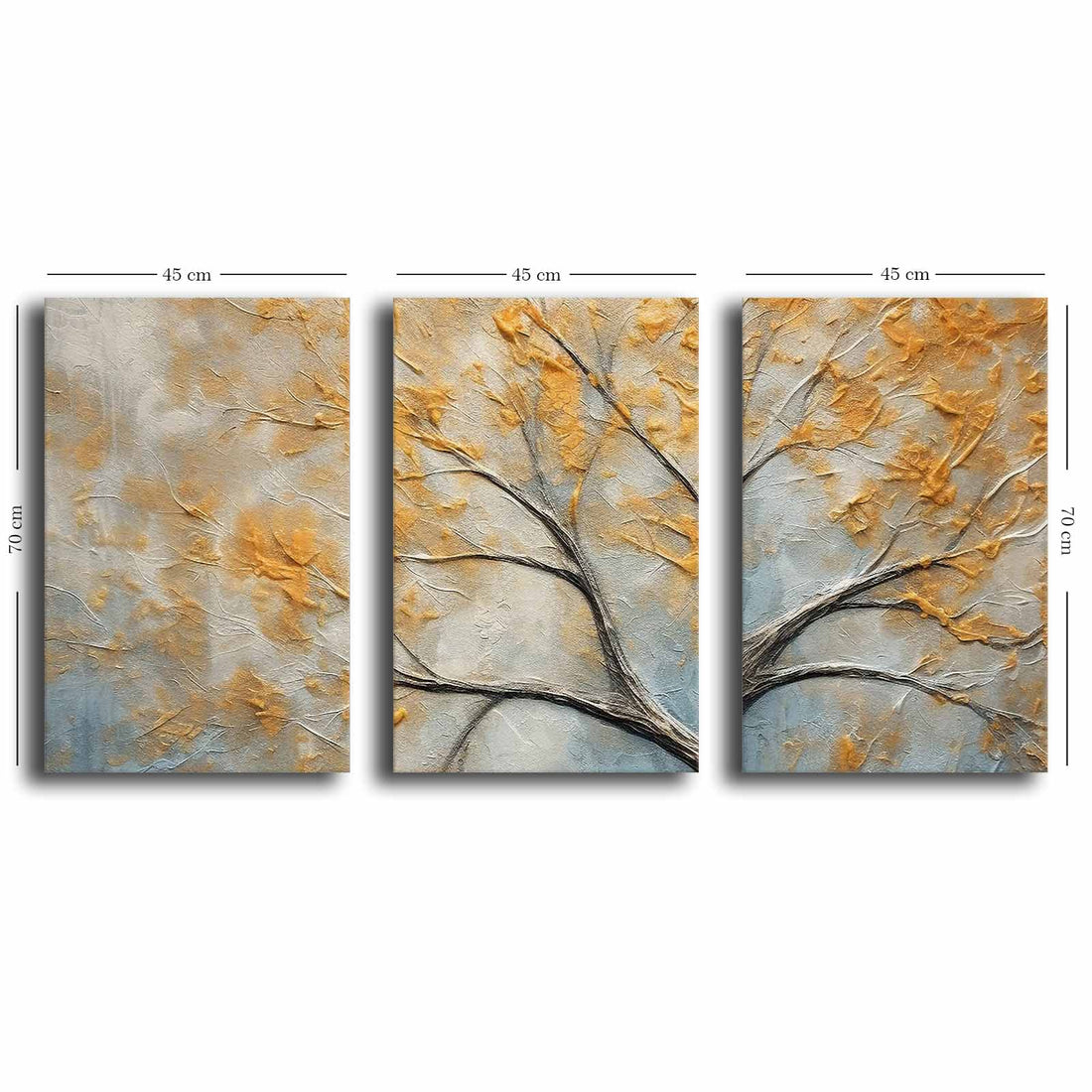 3 PIECE TREE BRANCHES MODERN CANVAS PAINTING (Copy)