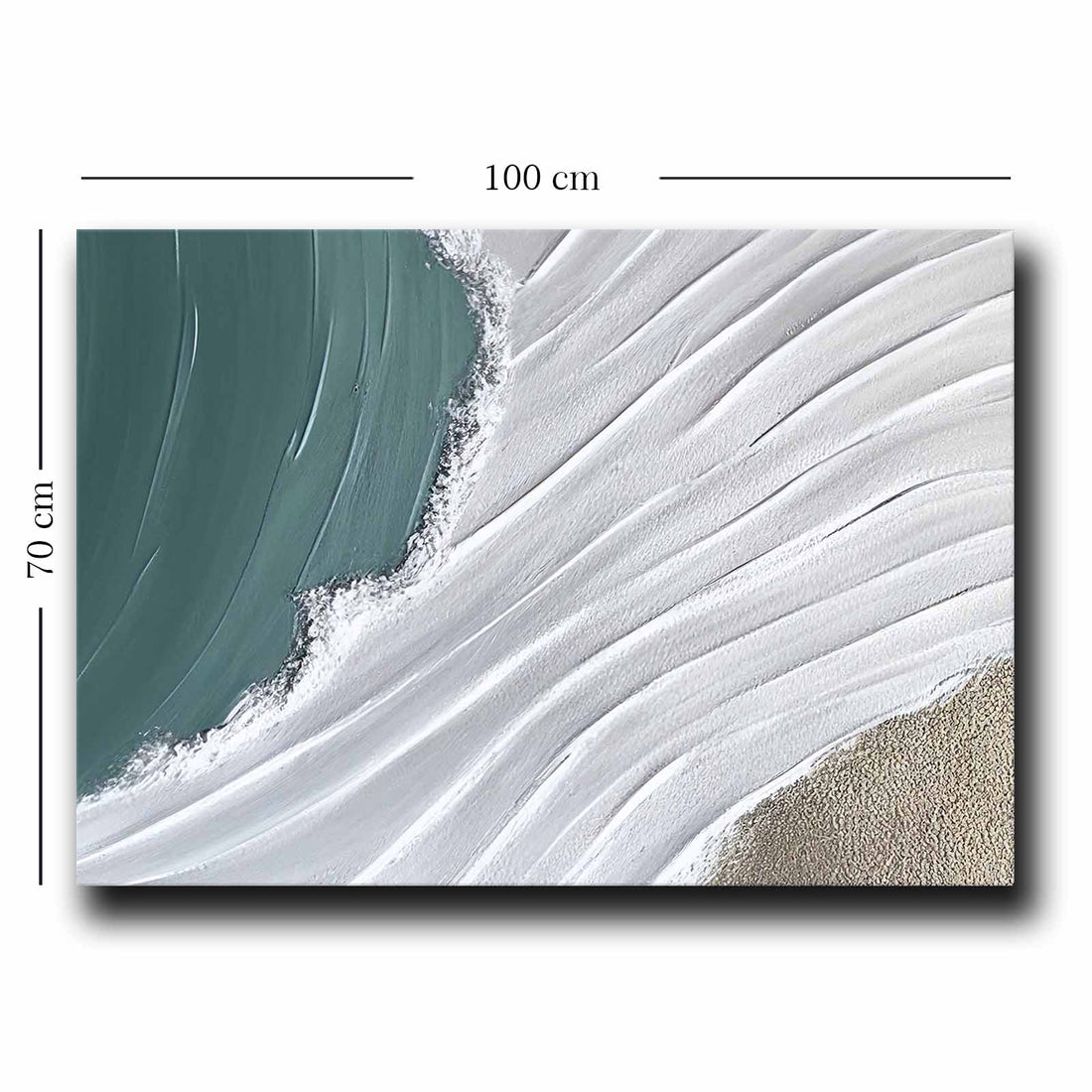 70100 3D LOOK ABSTRACT MODERN CANVAS PAINTING