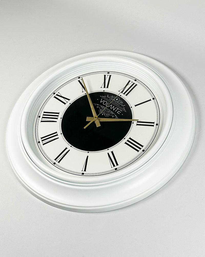 VOLANTE RUSTIC-BS Series Vintage Wall Clocks 45 cm Ø Real Glass 